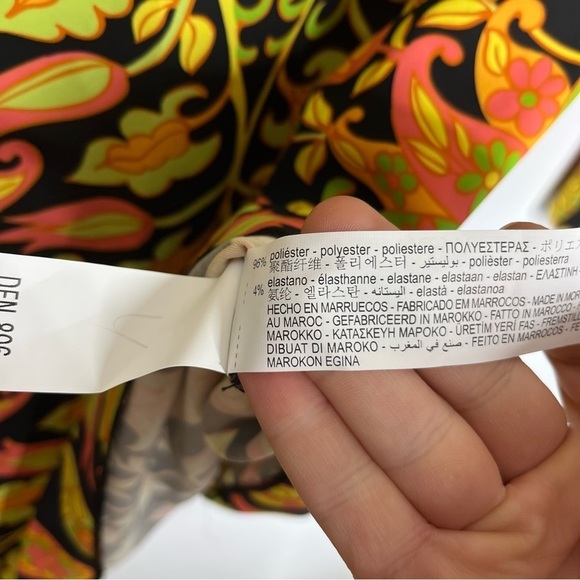 Zara NEW Mini Go-Go Dress Size XS 60's Groovy Floral Open Back - Picture 6 of 9